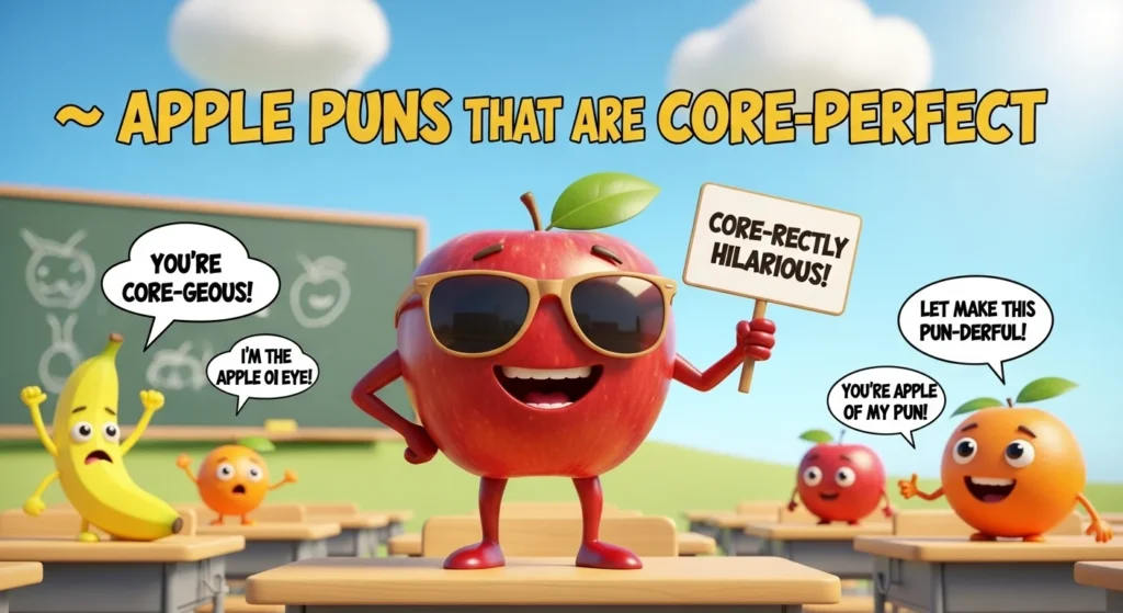 Apple Puns That Are Core-Perfect