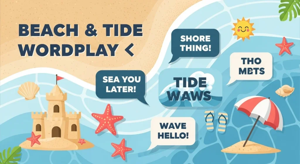 Beach & Tide Wordplay