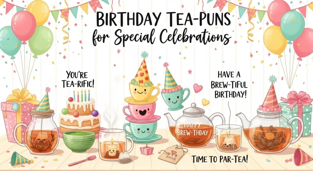 Birthday Tea Puns for Special Celebrations