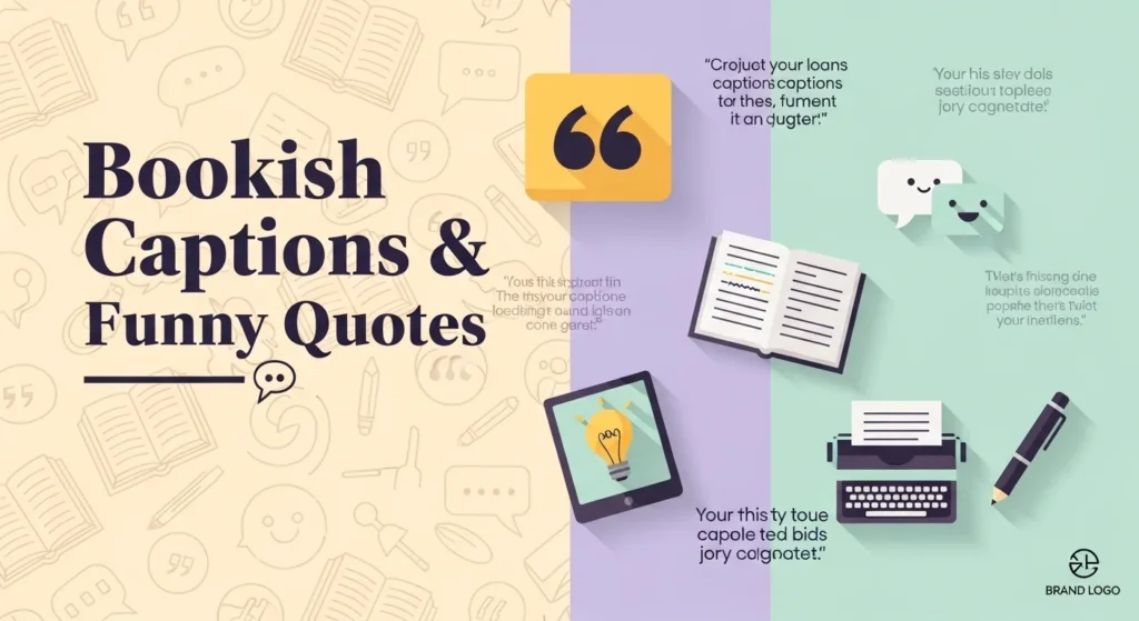 Bookish Captions & Funny Quotes