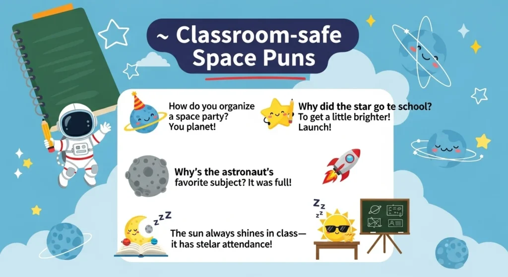 Classroom-Safe Space Puns