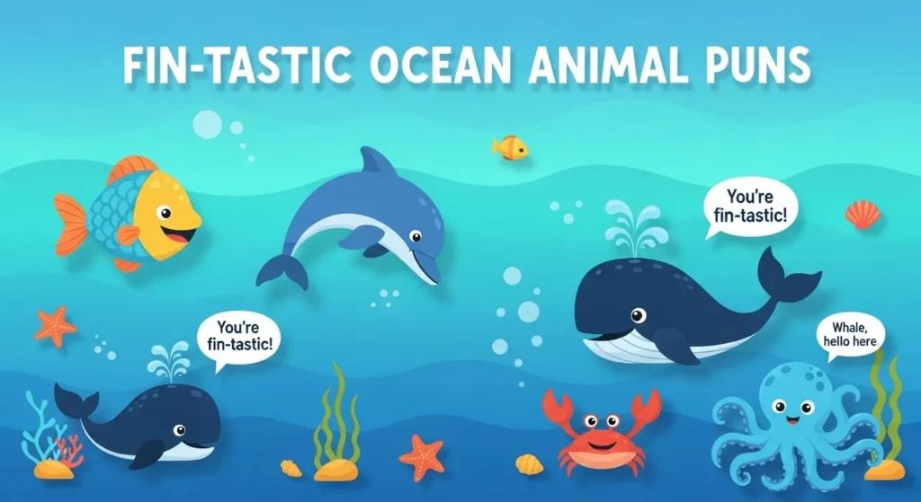 Fin-tastic Ocean Animal Puns