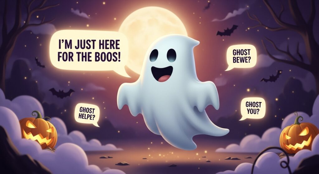 Funny Ghost One-Liners to Boost Your Mood