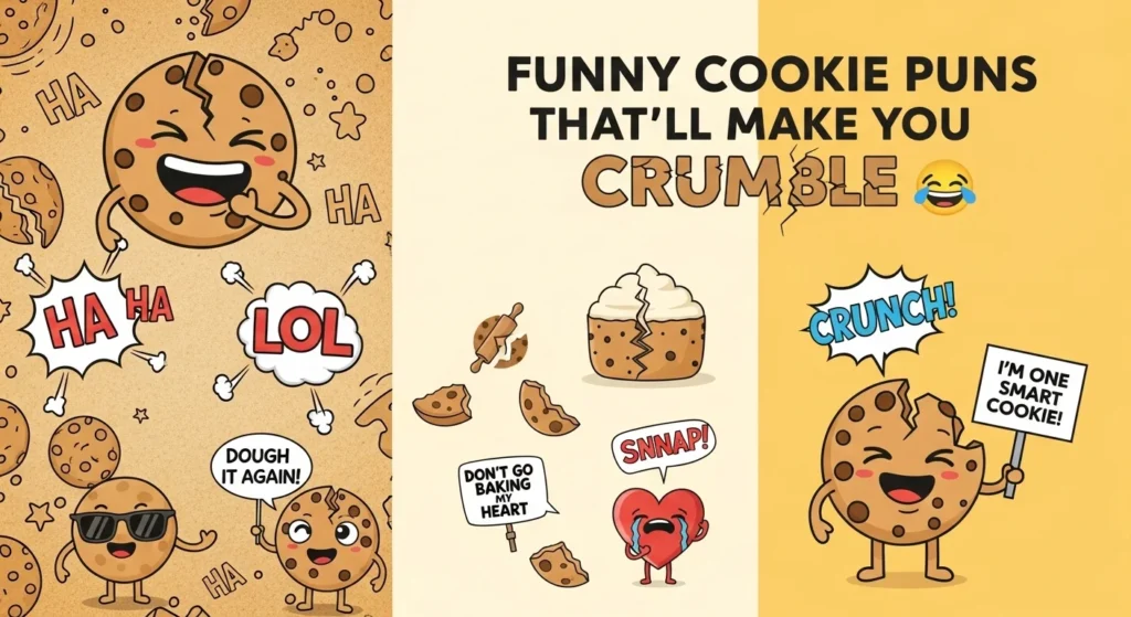 Funny Cookie Puns That'll Make You Crumble