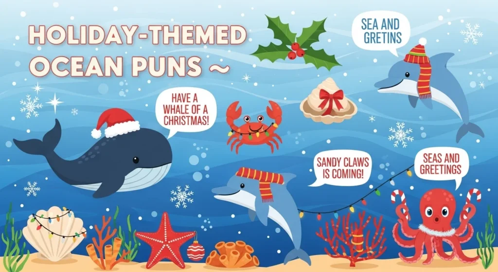 Holiday-Themed Ocean Puns