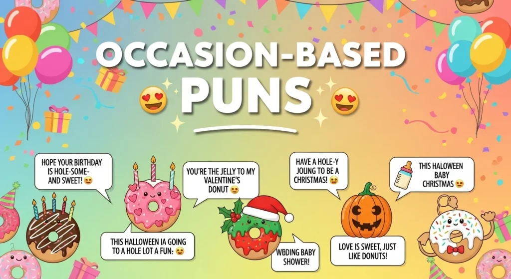 Occasion-Based Donut Puns 