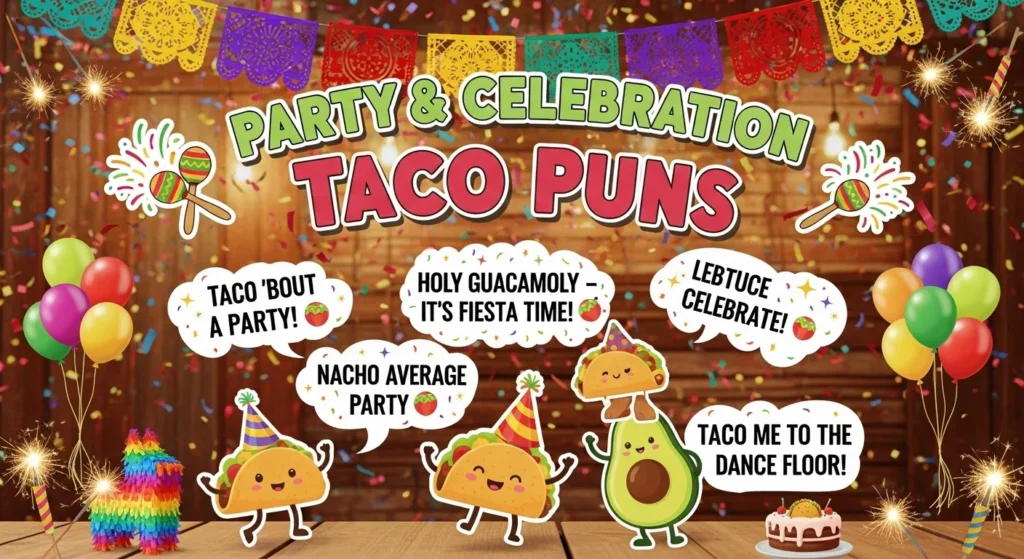Party & Celebration Taco Puns
