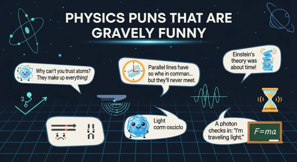 Physics Puns That Are Gravely Funny