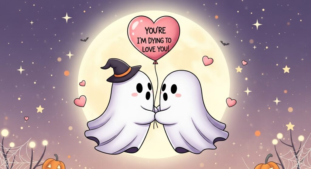 Romantic & Cute Ghost Puns for Couples