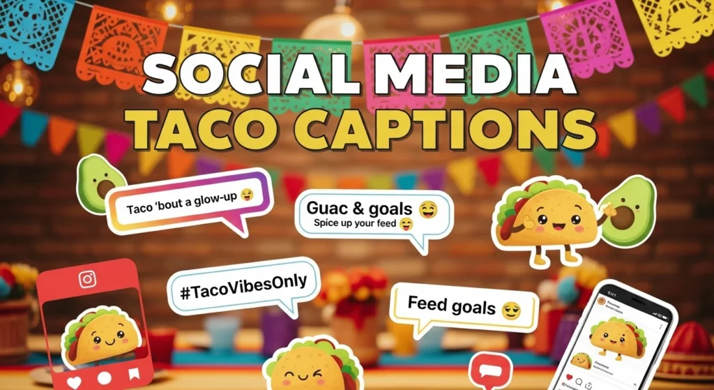 Social Media Taco Captions