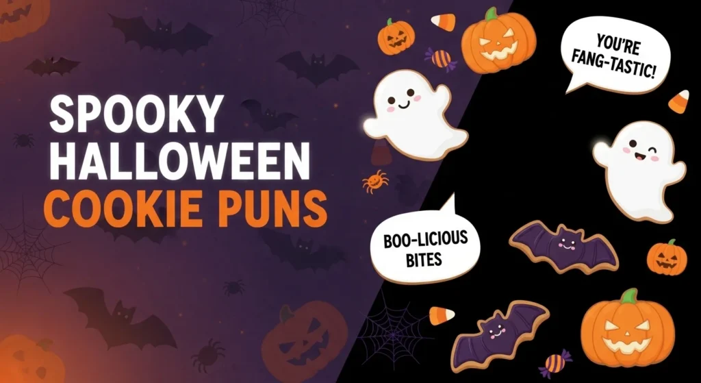 Spooky Halloween Cookie Puns