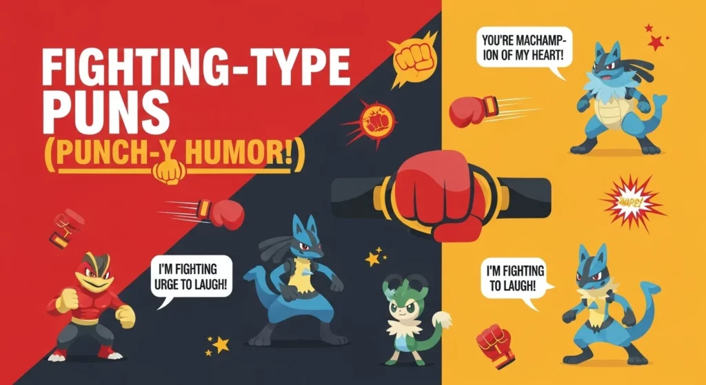 Fighting-Type Puns