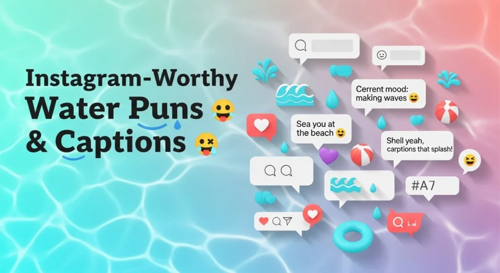 Instagram-Worthy Water Puns & Captions