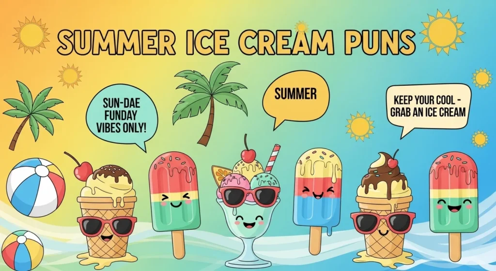 Summer Ice Cream Puns