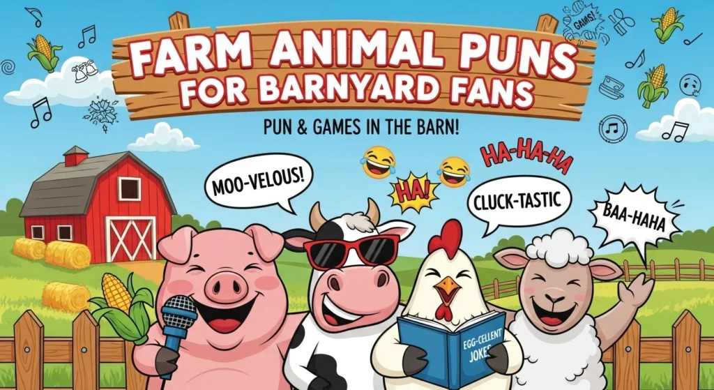 Farm Animal Puns for Barnyard Fans