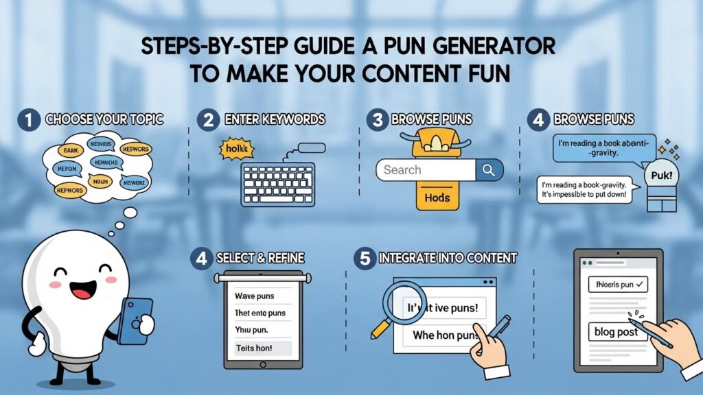Using a Puns Generator to Make Your Content Fun
