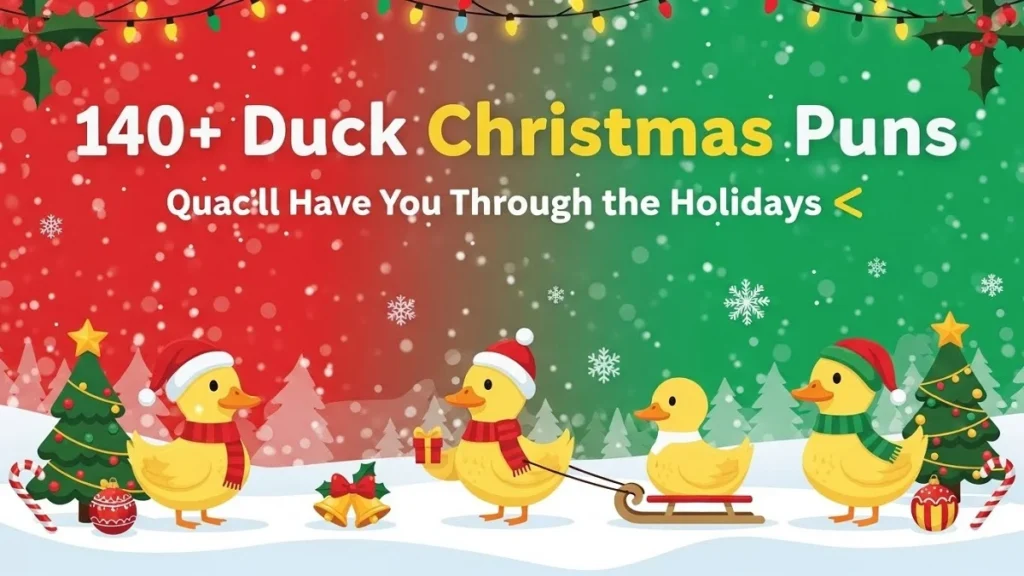 Duck Christmas Puns
