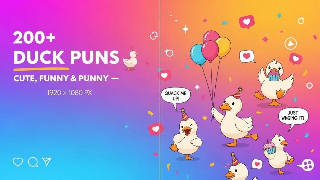 Duck Puns for Instagram Captions